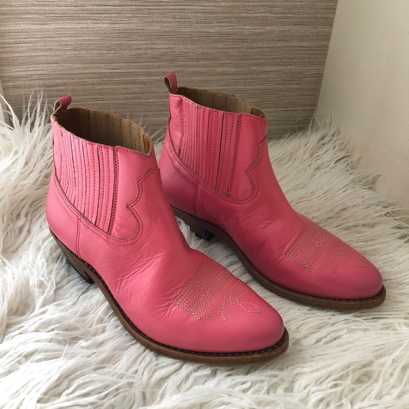 golden goose pink boots